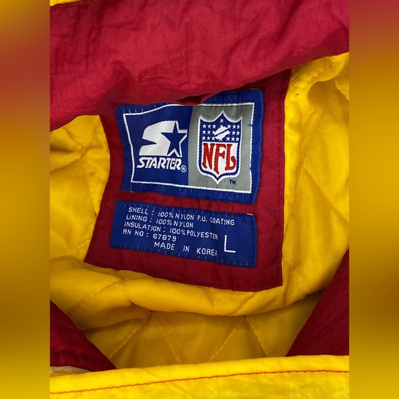 Vintage 90’s Washington Redskins Starter Jacket Pullover NFL - Made In Korea - Picture 9 of 16